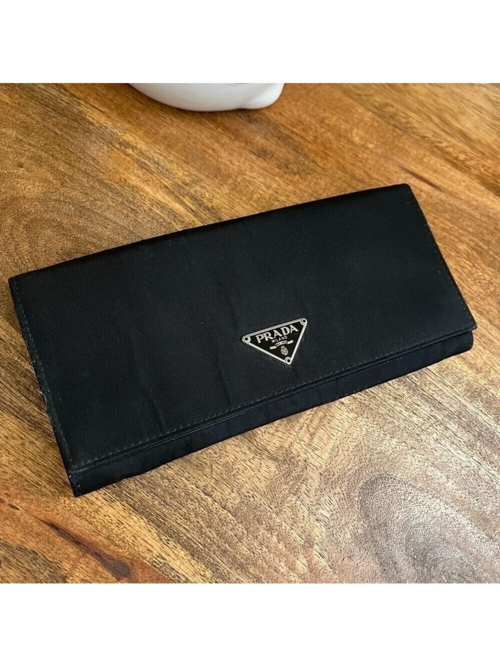 PRADA BIFOLD NYLON WALLET - Picture 15 of 15